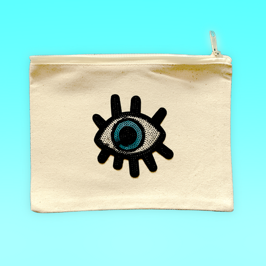 Evil eye trinket pouch